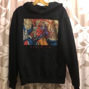 Dragon Ball Z Super Saiyan Goku Anime Pullover Hoodie Toei Animation S/M